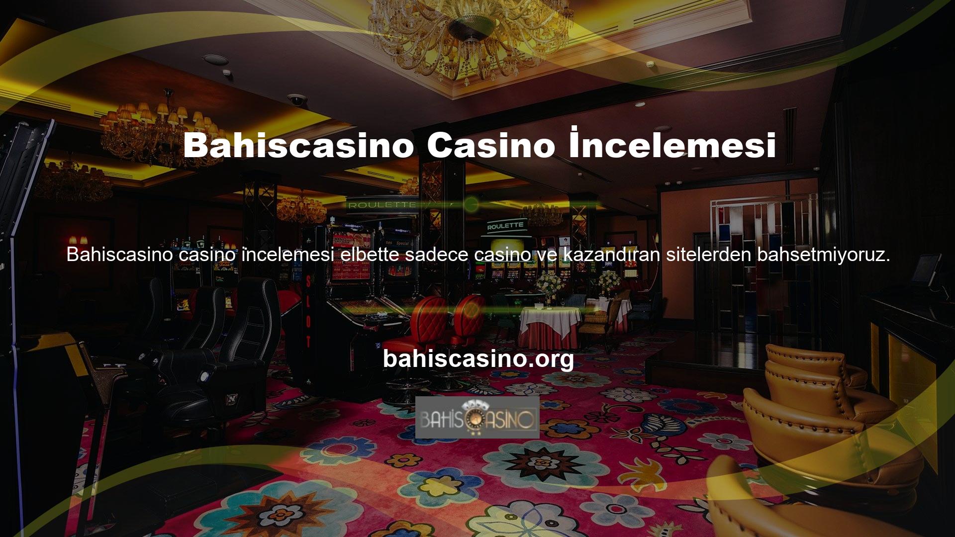 Bahiscasino Casino'ya göz atın ve slotlar, canlı casino oyunları, canlı oyunlar, poker, bingo, kaliteli oyunlar ve tavla oyunları göreceksiniz