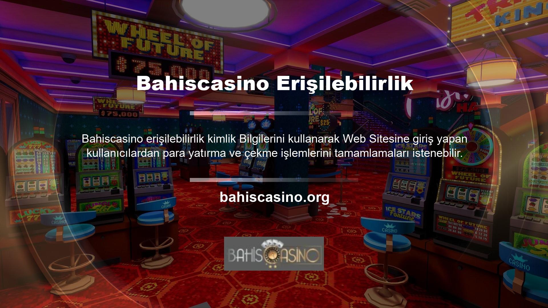 Birçok casino sitesi, kullanıcılarına yatırım ve para çekme hizmetleri sunmaktadır