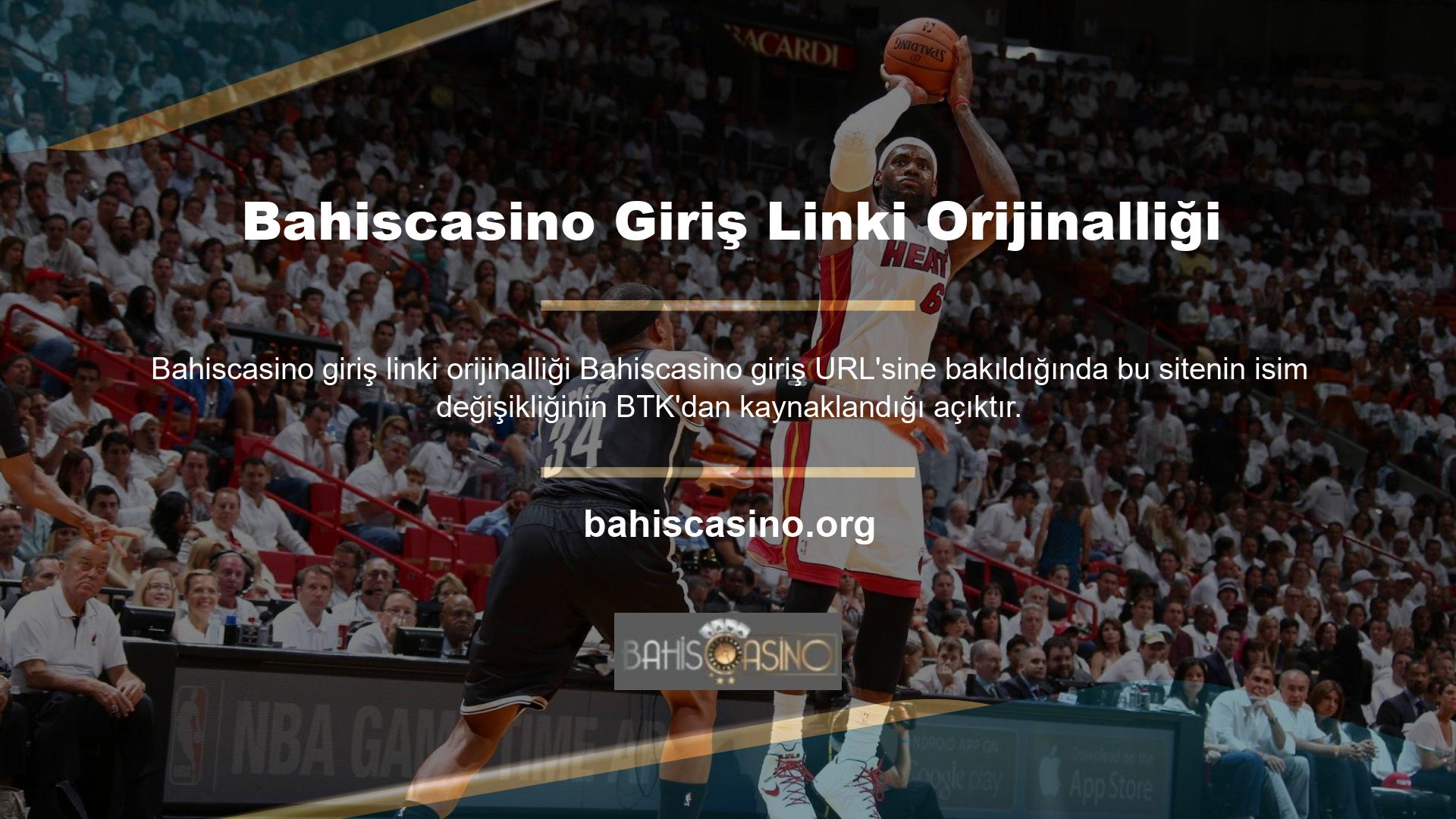 Btk adlarının engellenmiş olması, Bahiscasino oturum açma URL'sinin orijinalliğini bilmeniz gerektiğini de gösterir
